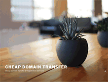 Tablet Screenshot of cheapdomaintransfer.com